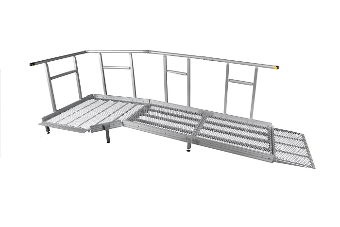 900mm Wide Ramp System with Handrails